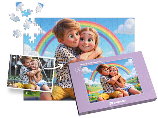 Fotopuslespill AI Art